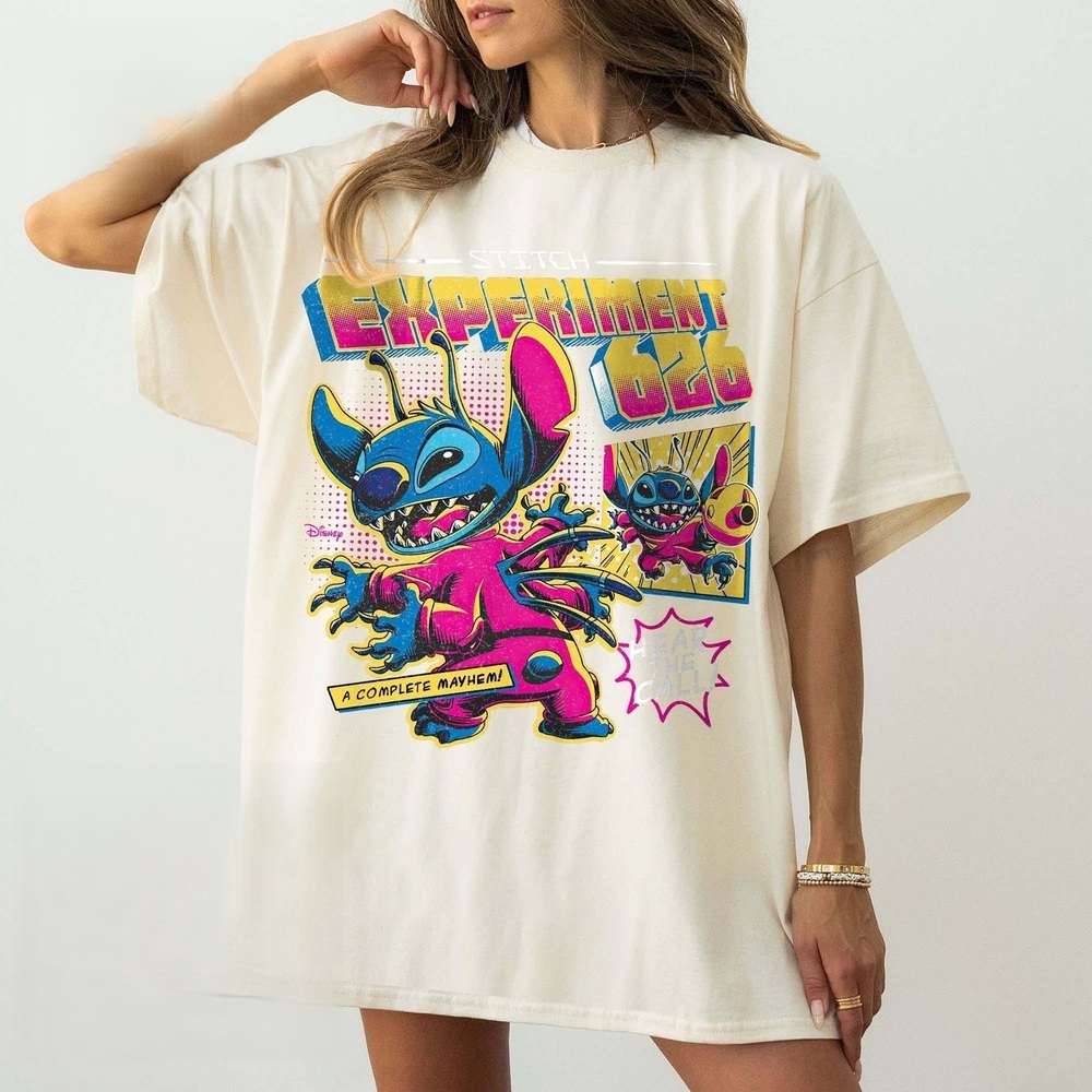 Stitch Experiment 626 Graphic Tee, Lilo And Stitch Movie Shirt